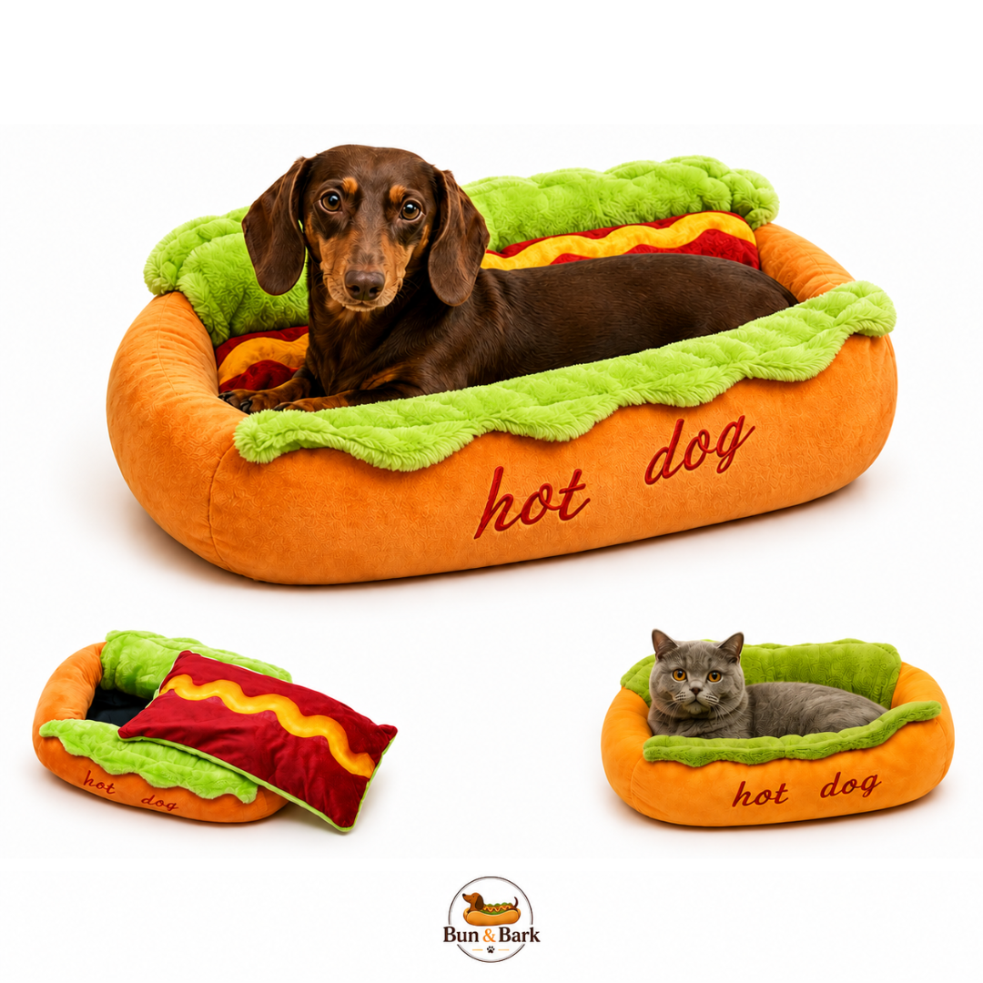 Bun & Bark™ Hot Dog Dog Bed